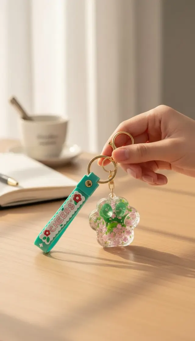 Green Turtle Keychain