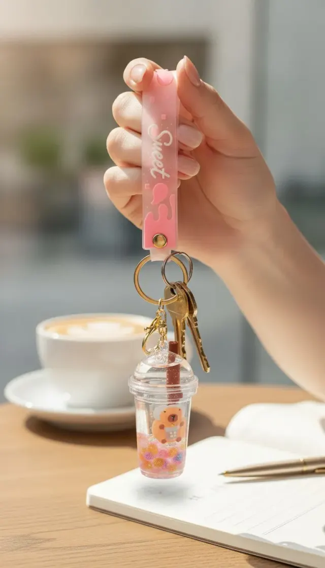 Cute Teddy Keychain