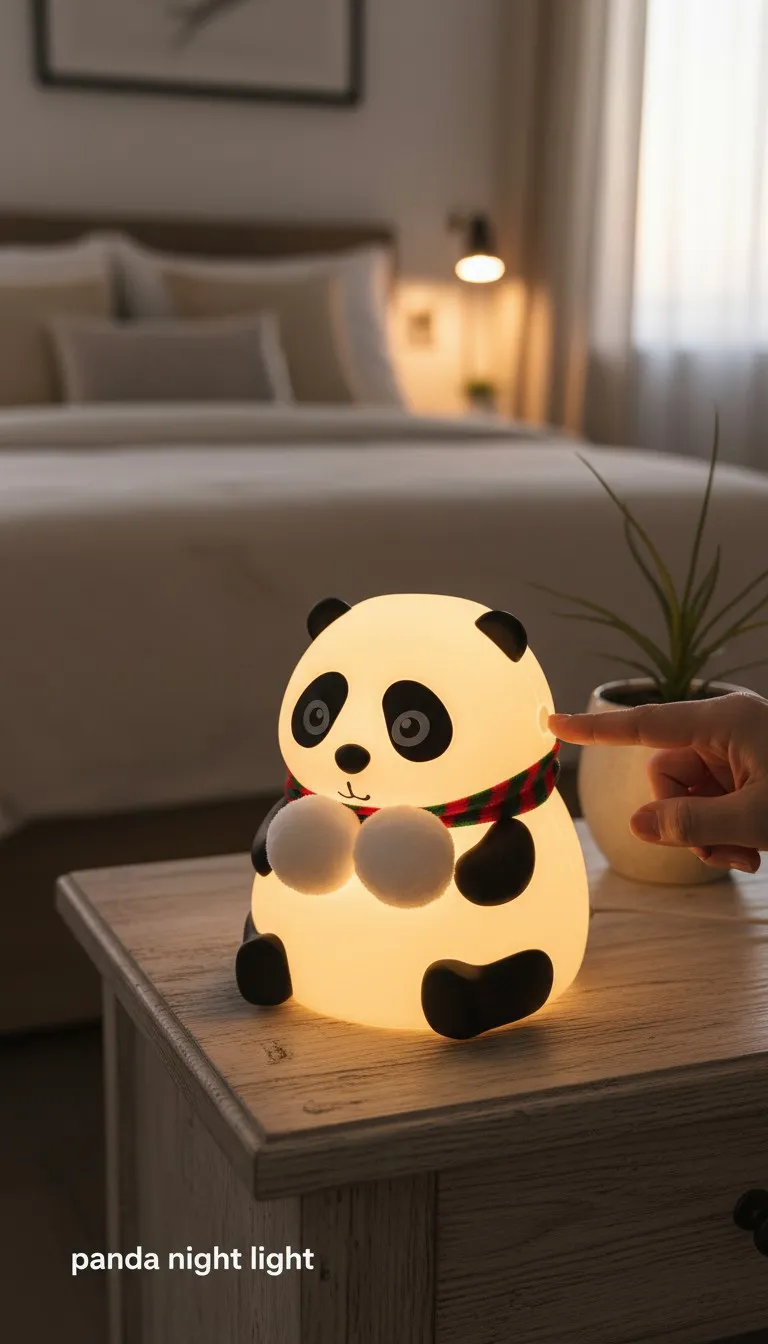 LED Night Light Panda — Night Light /Home Decor, view 3