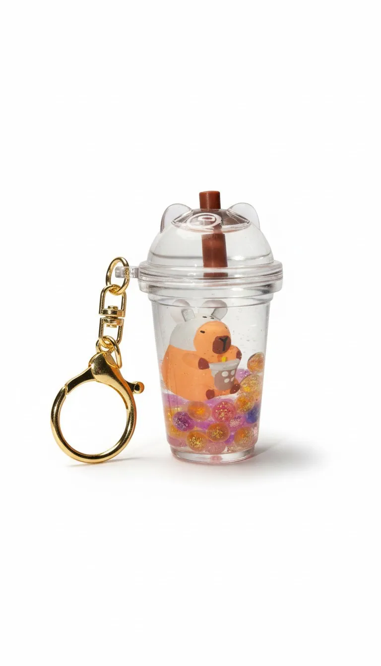 Cute Teddy Keychain — view 2