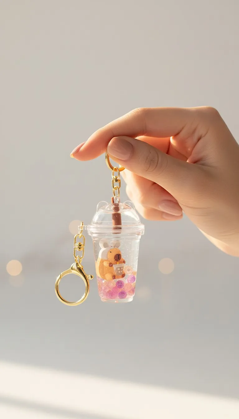 Cute Teddy Keychain — view 3